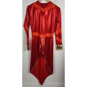 Forplay Women's Sz. 1/2X Wakanda Forever Epic Red Warrior Bodysuit